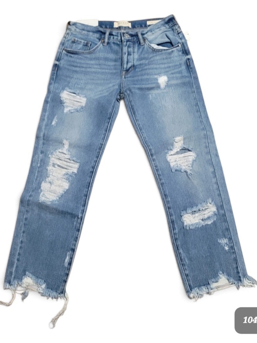 PACSUN - 24X25 Light Blue Distressed Women’s Jeans